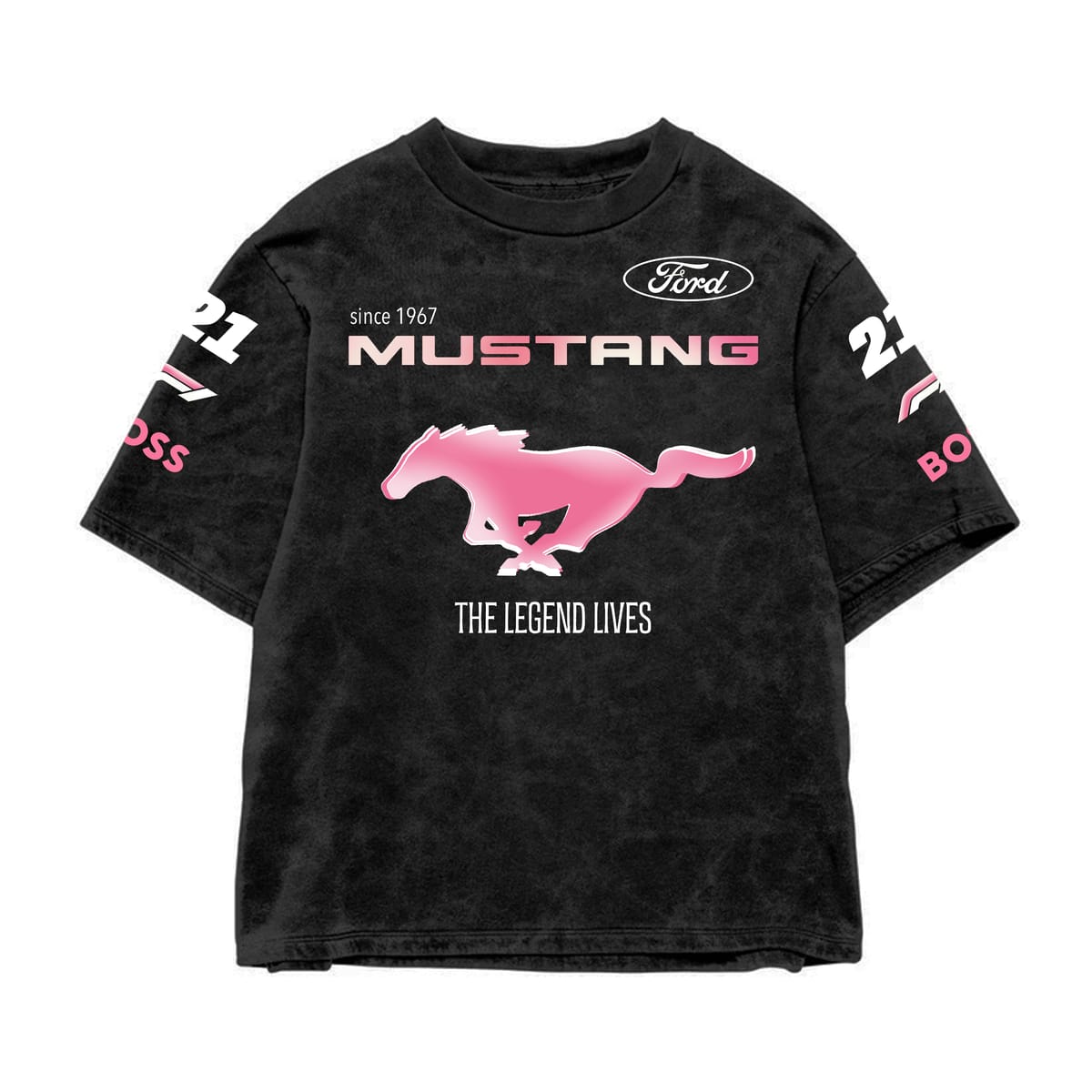 Mustang GT Racing Oversized Tee